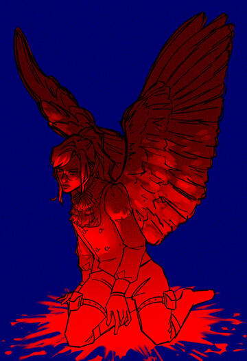 [and everyone will bleed because of you.] (oc)